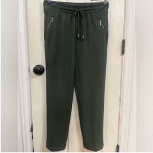 Dressy style pants elastic waist band